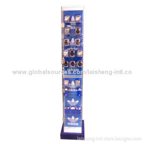 Acrylic and wooden sunglass display with lockNew